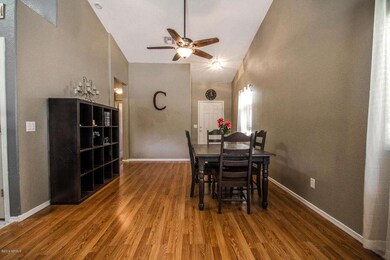View of dining from family room