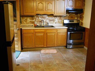 Kitchen. Nicely updated kitchen with powder room t