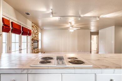 Kitchen Stove to living room