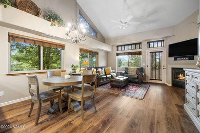 Living Room with Dining Room