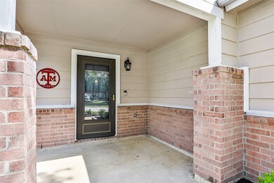 Large covered front porch - you will love to decor