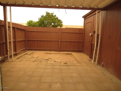 Covered patio