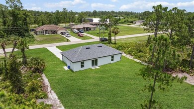 View from above of property