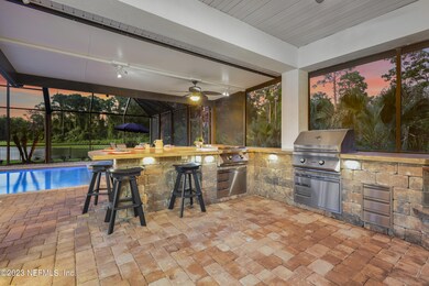 Evening views Outdoor Kitchen