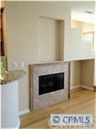 Fireplace in living room