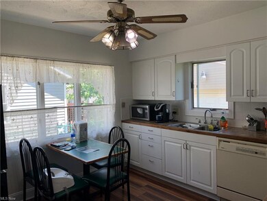 Kitchen with updated floor 1