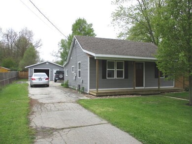 house & garage