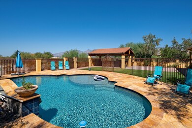 Sparkling Pool with Mountain Views