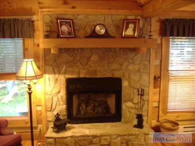 Stone Fireplace
