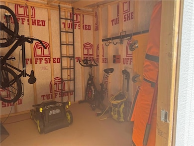 Inside of Storage Shed