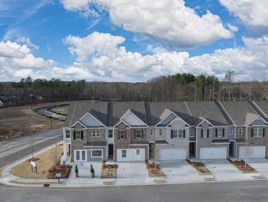 Sudbury front exterior of new construction townhom