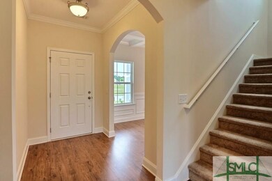Front entrance. Arched doorway going into the dini