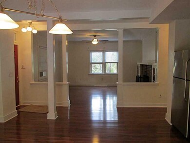 Dining Room. Open Floor Plan with view from dining