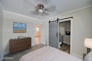 Virtual staged bedroom
