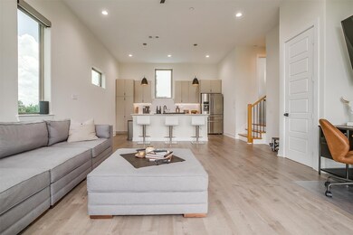 Open concept living area.