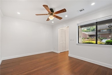 Living Room - new recessed lighting throughout the home. All popcorn ceilings throughout the home removed as well!