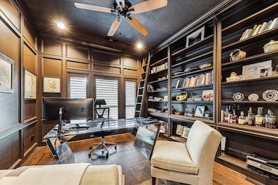 Stunning library or office