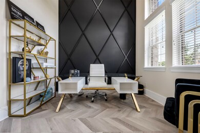 Work from home in style. This dedicated office sho