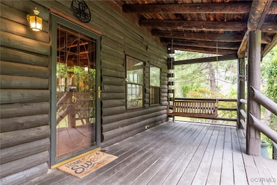 View of deck