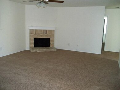 enjoy the brick fireplace
