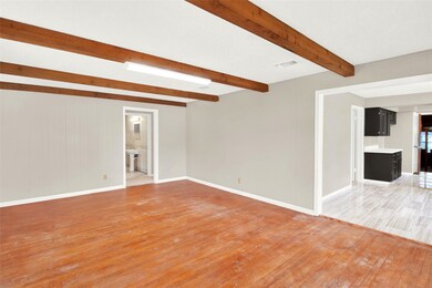 Family Room - original hard wood floors