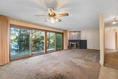 Large living room with great views