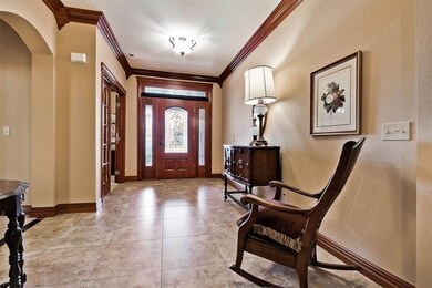 Extra Wide Hallways and Ample Light through Timeless Leaded Glass Windows...