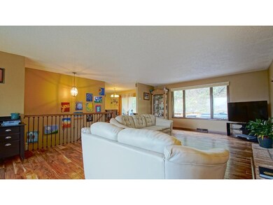 Open floor plan on the main level