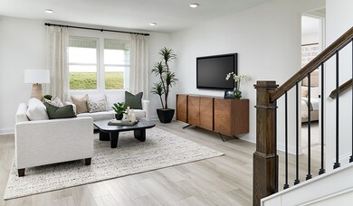 Picture shows the same floor plan furnished, but actual finished will vary.