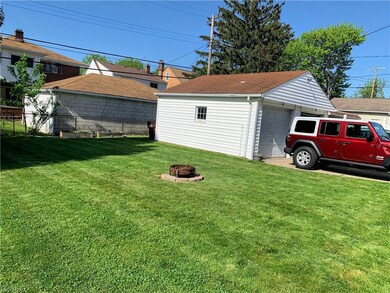two car garage & yard
