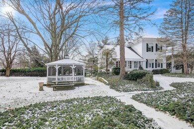 Backyard with gazebo