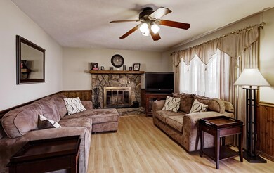 Wood Burning Fireplace