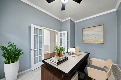 Equipped with a large home office 
*virtually staged*