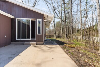 Patio looking back at sun room