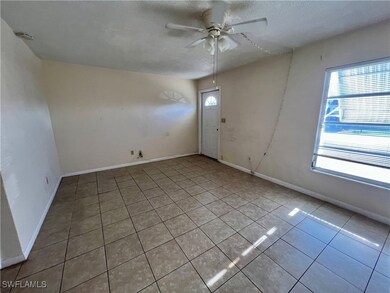 Tiled living room