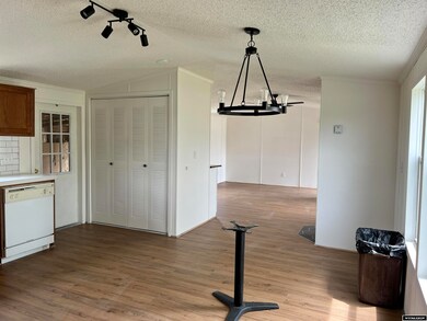 Laundry area in closet area