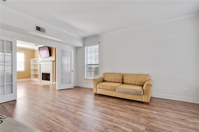 Living room to the right of the Foyer