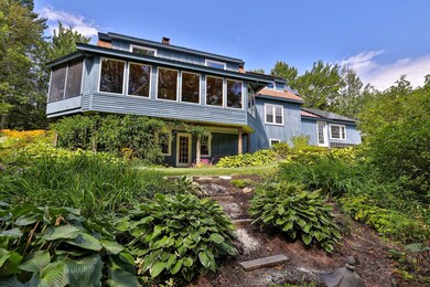 Backyard view from peace garden