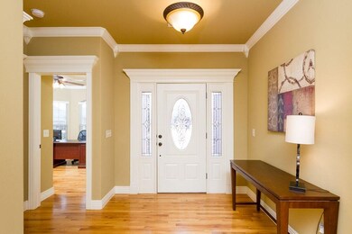 Entry way. Wide and spacious. Home office/4th bedroom of the entry way.