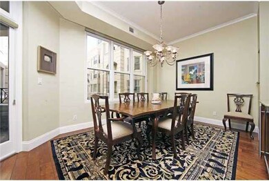 Formal dining room with spacious South facing dual