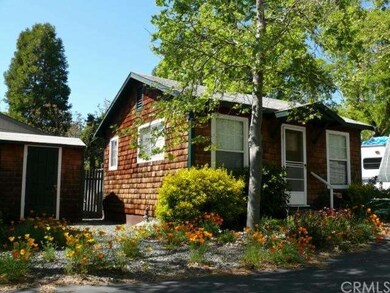 One of two small single bedroom cabins and one lar
