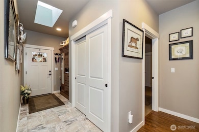 Beautiful large entry way and hallway