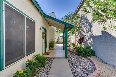 Covered Patio Entrance