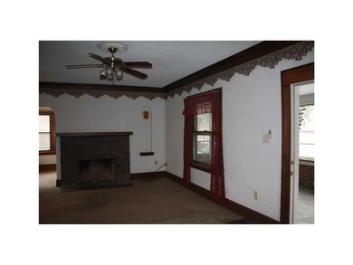 Family Room-L1. All original woodwork.