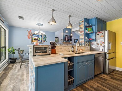Kitchen Open to Dining Room