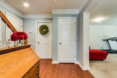 inside the front door
