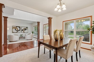 Open-concept main level built for entertaining