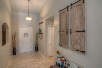Inviting front entrance