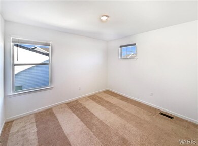 Empty room with carpet