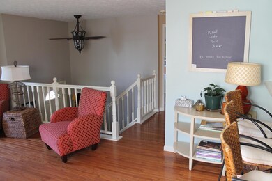Living room leading to foyer